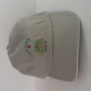 USGA Unisex Golf Cap Kaki US Open MERION 2013 Embroidered New